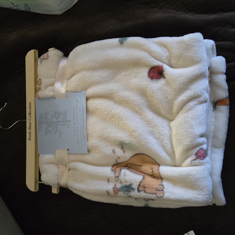 Pooh Bear Collection Baby Blanket - Picture 3 of 3